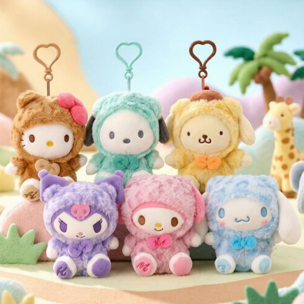 Sanrio｜豹紋掛飾