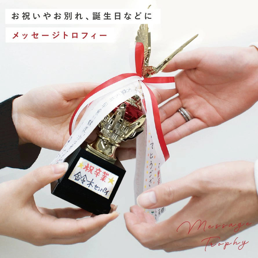 NO.1專屬主角｜創意禮物｜手寫祝福絲帶獎盃