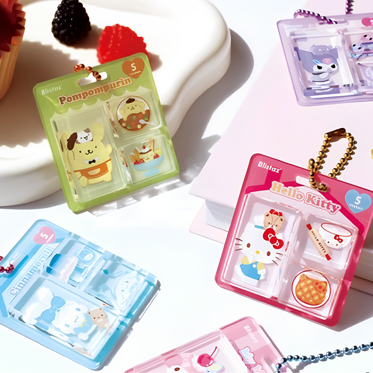 Sanrio｜迷你平面模型匙扣