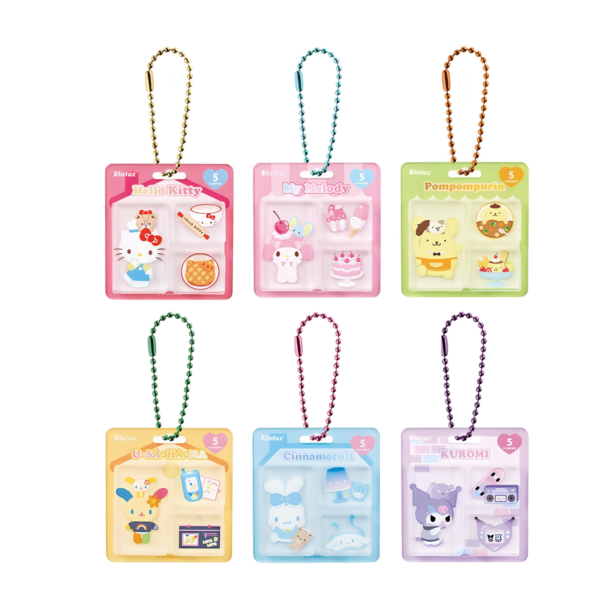 Sanrio｜迷你平面模型匙扣