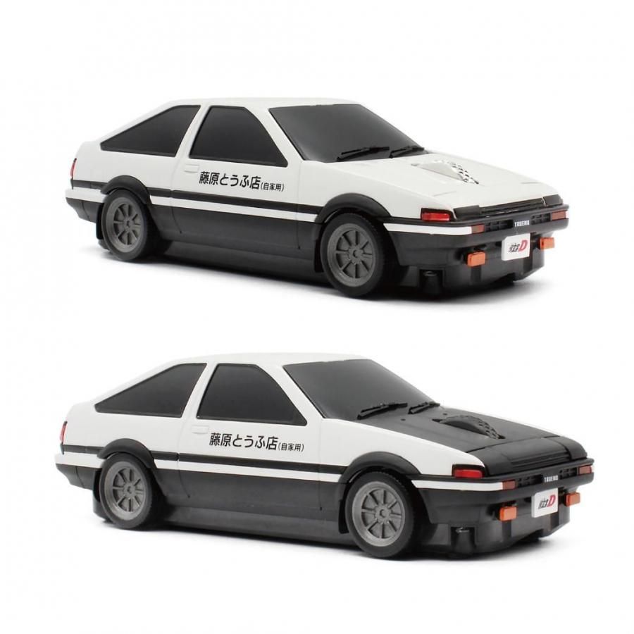 頭文字D｜可掀隱藏式頭燈｜藤原拓海AE86造型無線滑鼠（升級版）
