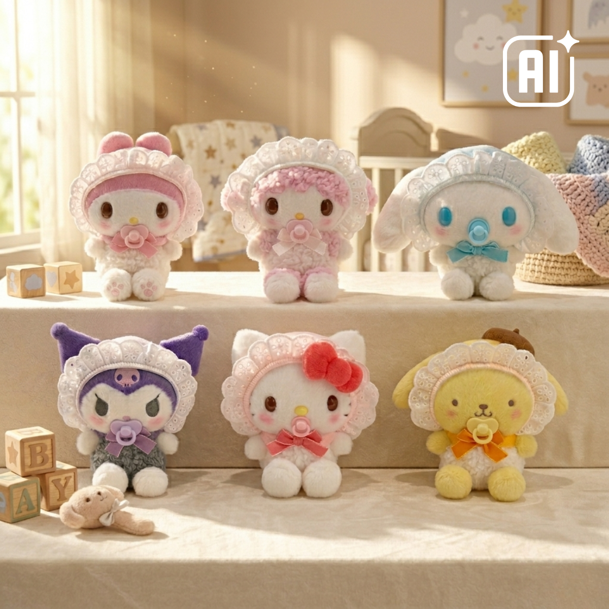 Sanrio｜奶嘴BB公仔
