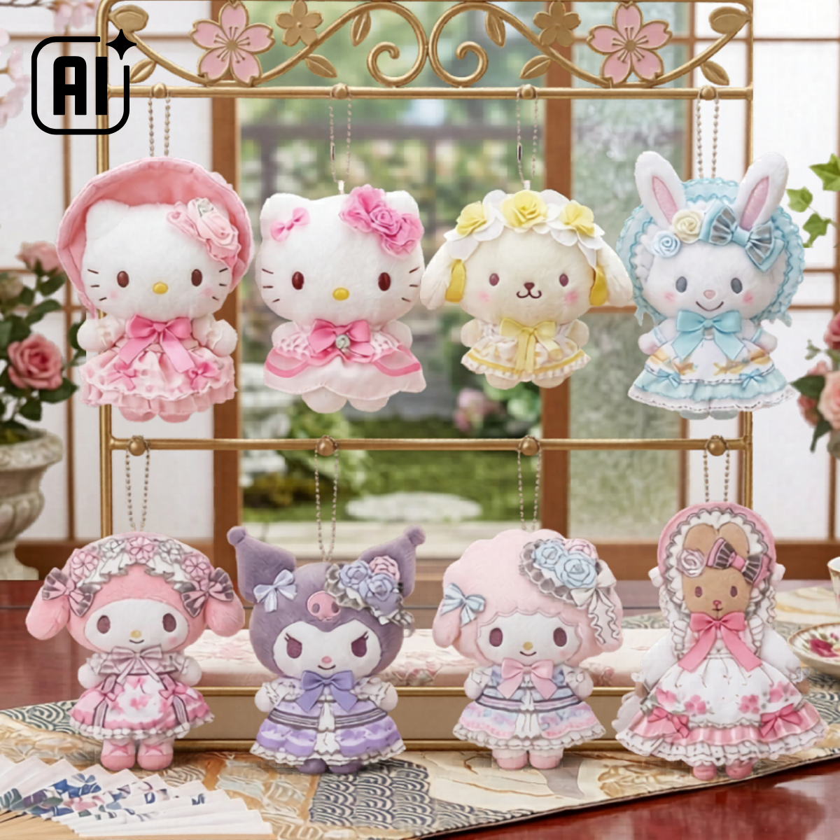Sanrio｜洋服裝扮系列掛飾/公仔