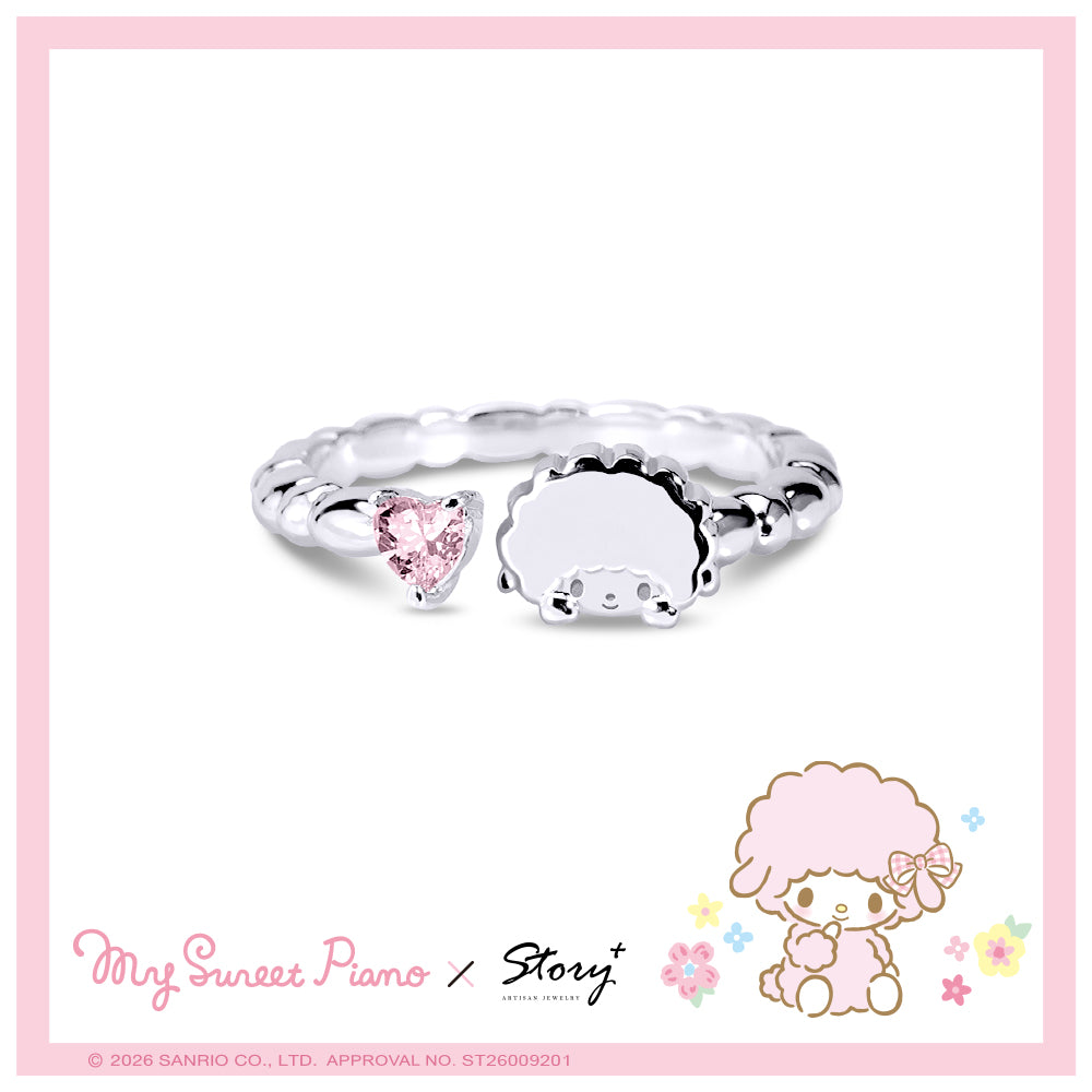 台灣 STORY ACCESSORY 故事銀飾 | My Sweet Piano經典系列-晶鑽純銀戒指