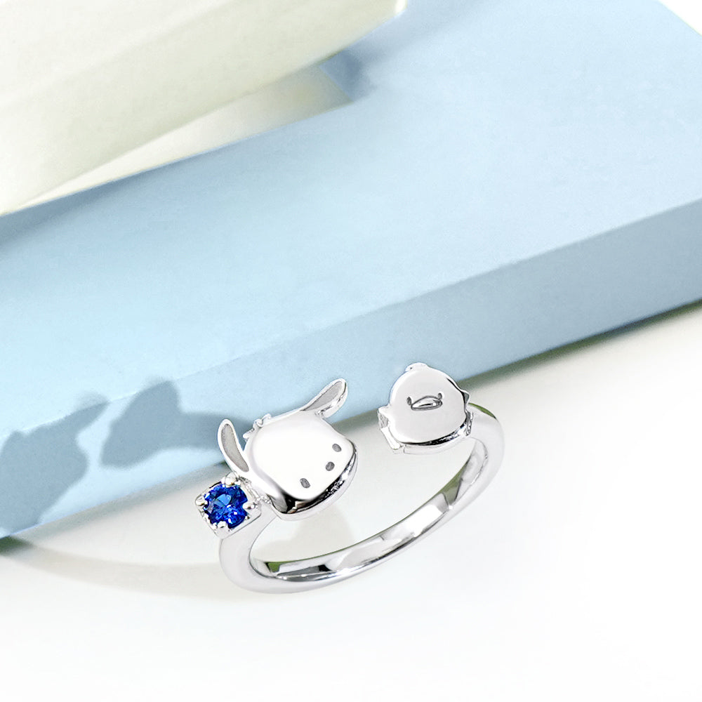 台灣 STORY ACCESSORY 故事銀飾 | Pochacco經典系列 帕恰狗晶鑽純銀戒指
