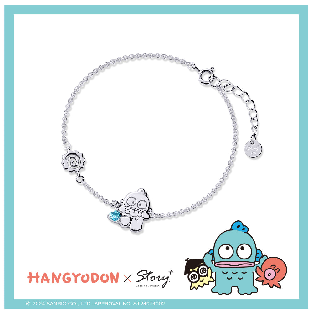 台灣 STORY ACCESSORY 故事銀飾 | Hangyodon經典系列 晶鑽純銀手鍊