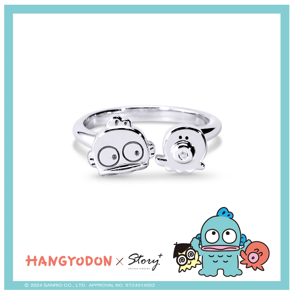台灣 STORY ACCESSORY 故事銀飾 | Hangyodon經典系列 晶鑽純銀戒指