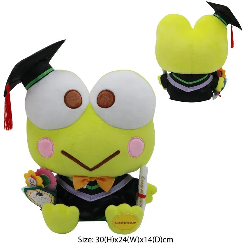 Sanrio｜畢業禮物｜Kero kero keroppi 12寸畢業公仔
