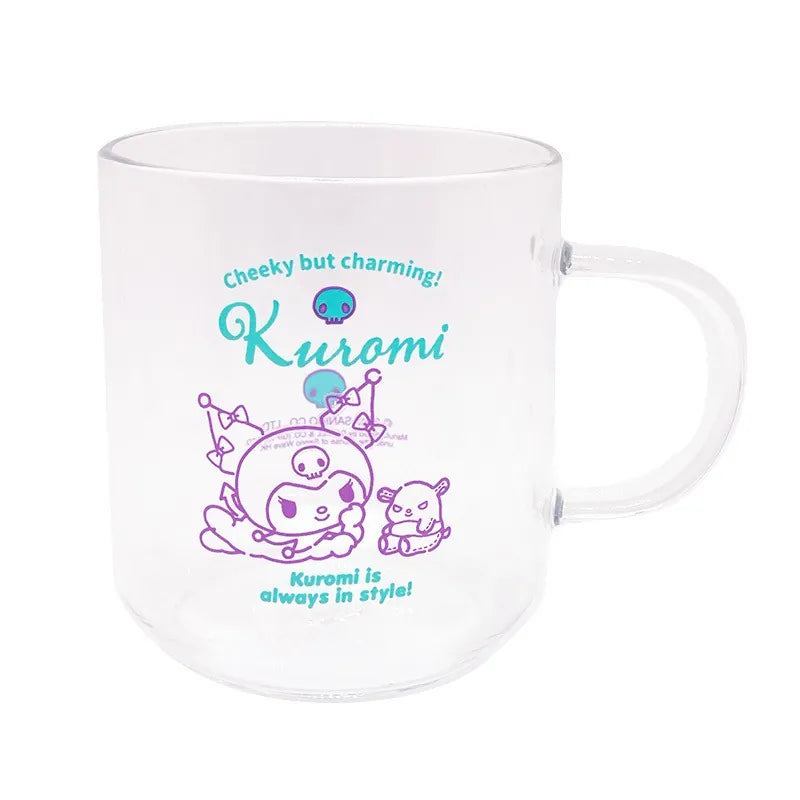 Sanrio｜Kuromi 360ml 玻璃杯（附杯蓋及茶隔）