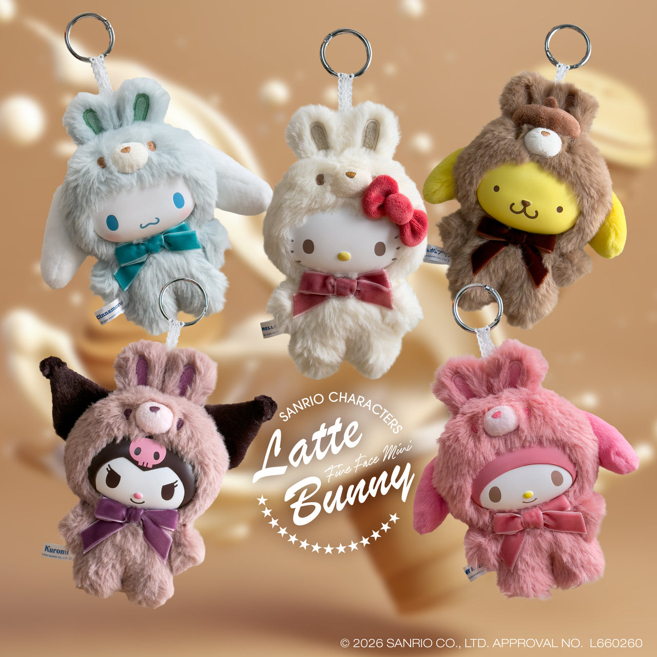 Sanrio｜角色人偶裝扮 動物毛絨掛飾