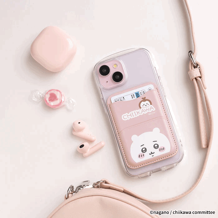 Chiikawaちいかわ｜iFace Magsafe compatible ultra-thin card holder