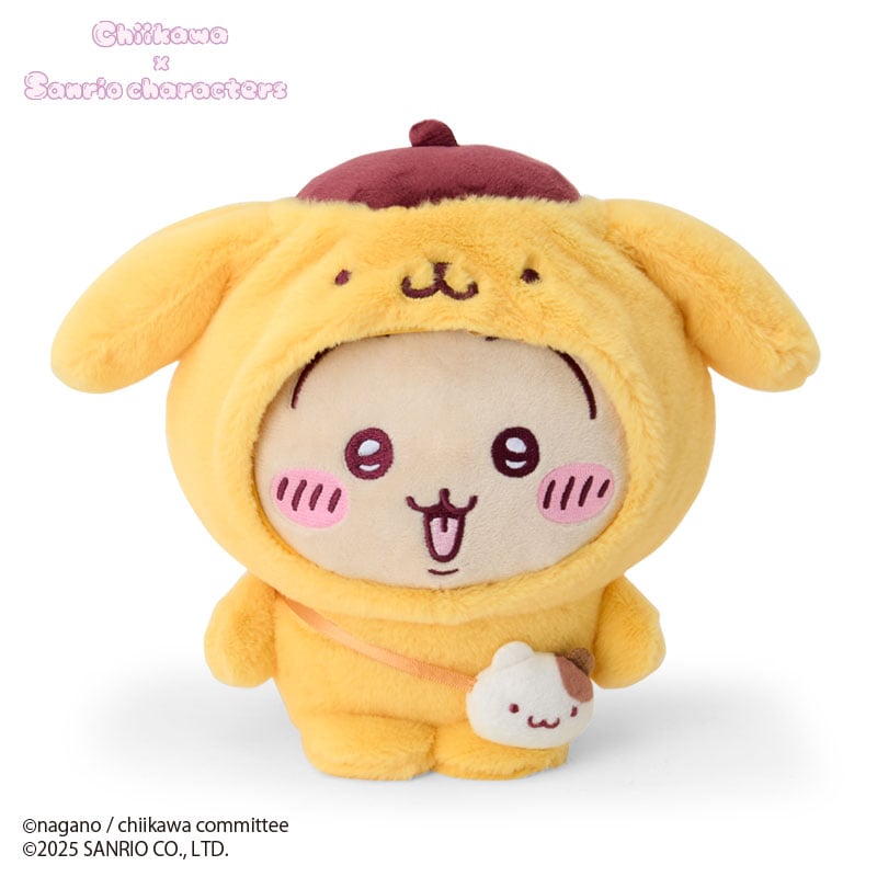 Chiikawa x Sanrio｜兔仔 Pompompurin 公仔