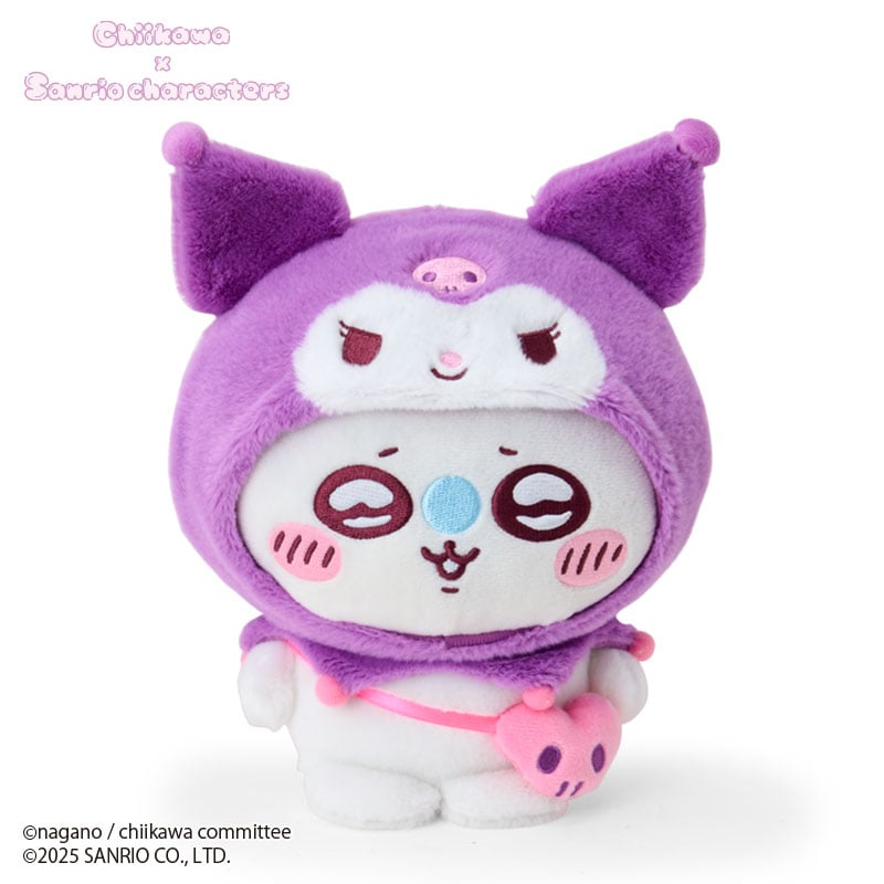 Chiikawa x Sanrio | Momonga Kuromi Plush